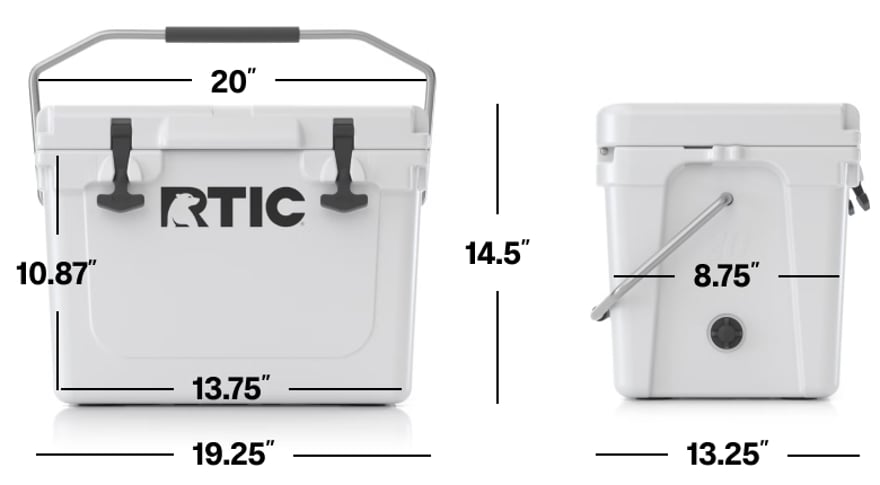 20 QT Ultra-Tough Dimensions