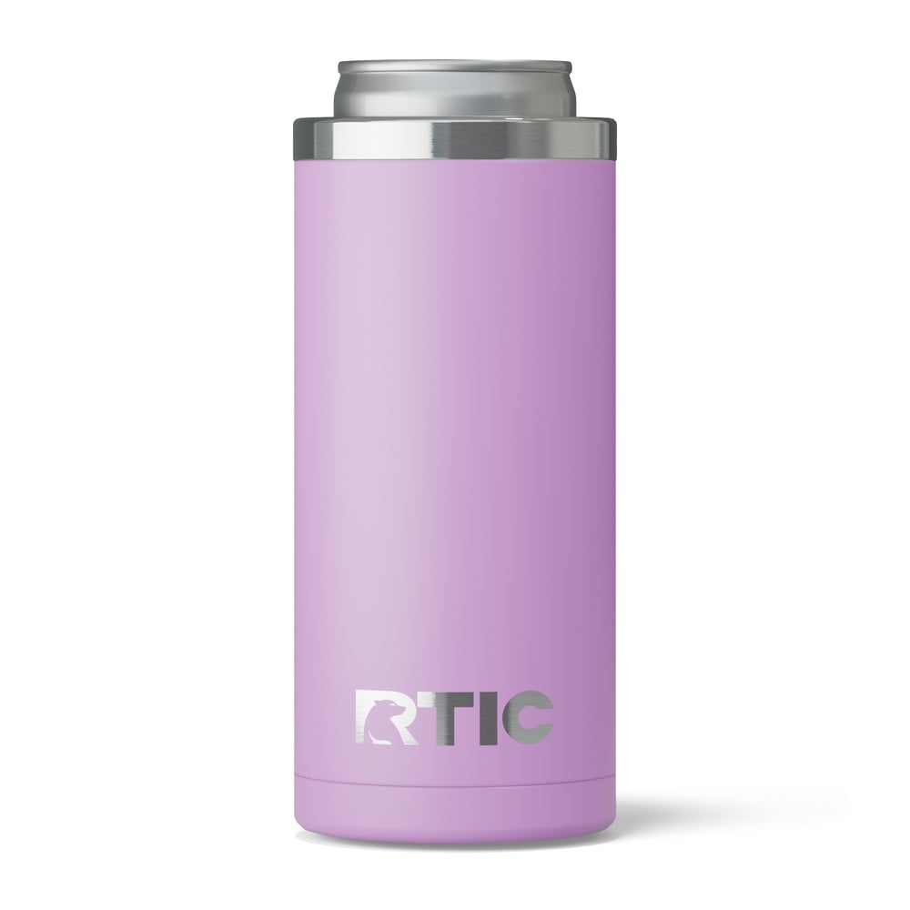 12oz Essential Skinny Can Cooler, Lavender, Matte