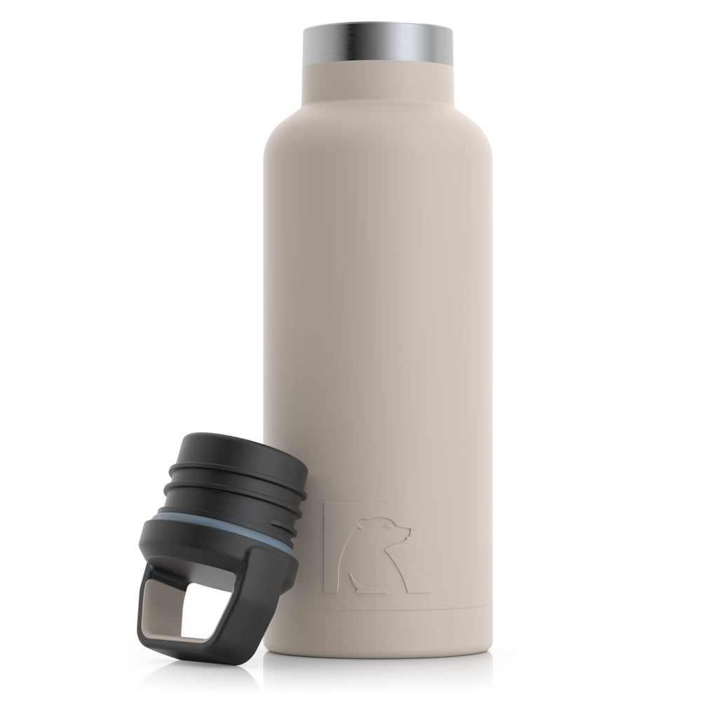 RTIC 16oz Water Bottle, Beach, Matte, Stainless Steel & Vacuum Insulated