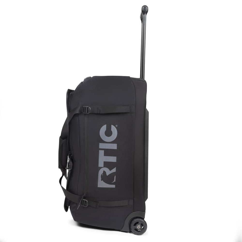 Large Road Trip Rolling Duffle Bag, Black Image