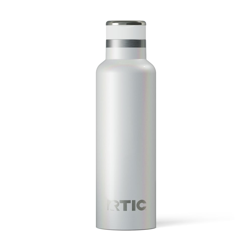 20oz Journey Bottle, White Glitter