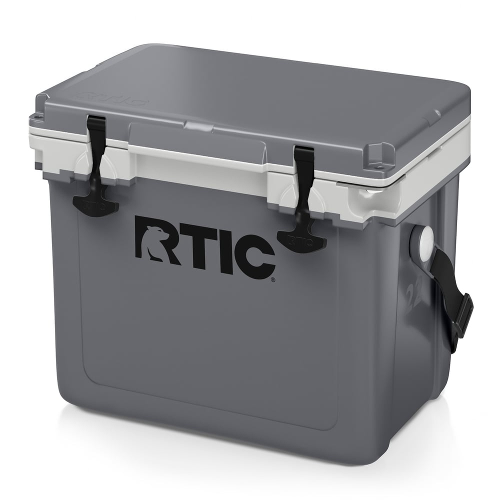 22 QT Ultra-Light Cooler, Dark Grey & Cool Grey