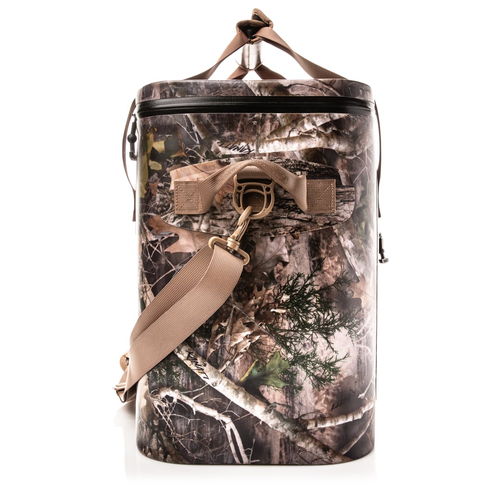 50 Can Ultra-Tough Soft Cooler, Kanati Camo Image