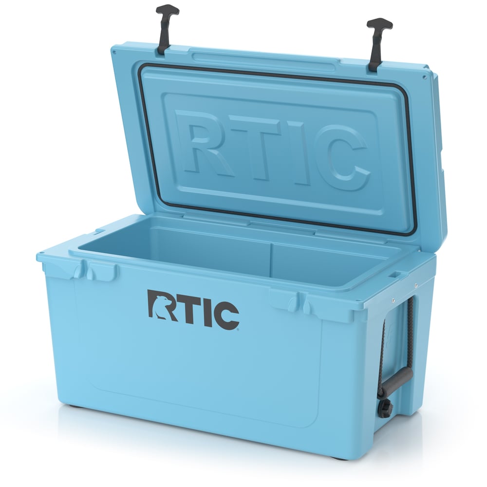 65 QT Ultra-Tough Cooler, Blue Image