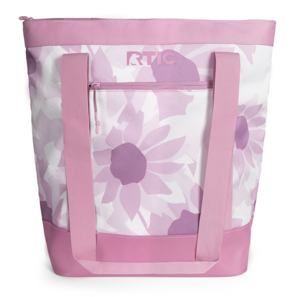 Everyday Insulated Slim Tote, Pink Water Lilies