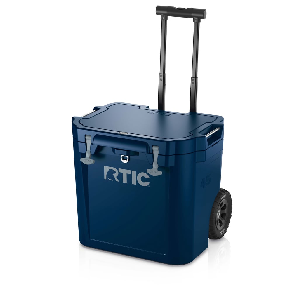 45 QT Ultra-Tough Wheeled Cooler, Navy Image