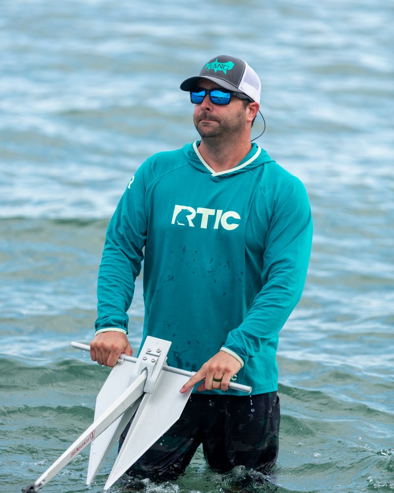 Men's R-Tech Sun Hoodie, Deep Harbor, S Image