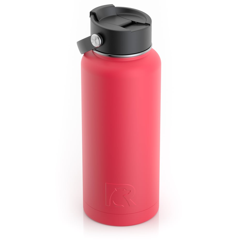 RTIC 32oz Bottle, Cardinal, Matte, Stainless Steel & Vacuum Insulated