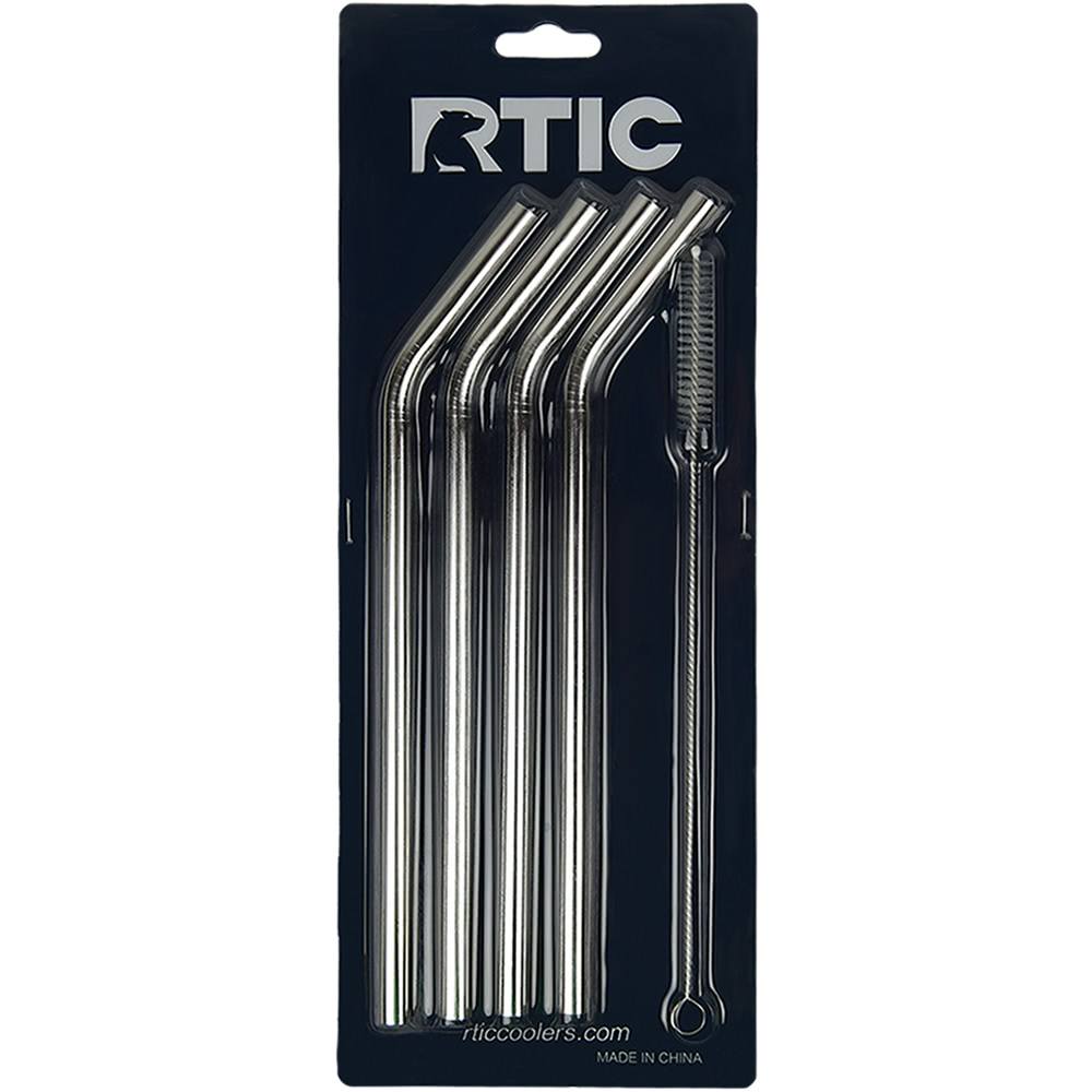 Straws, Stainless, 4 Pack Image