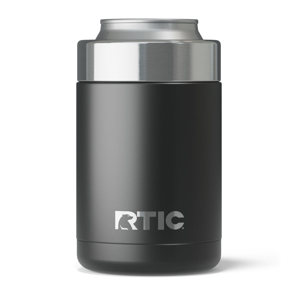 12oz Essential Can Cooler, Black, Matte