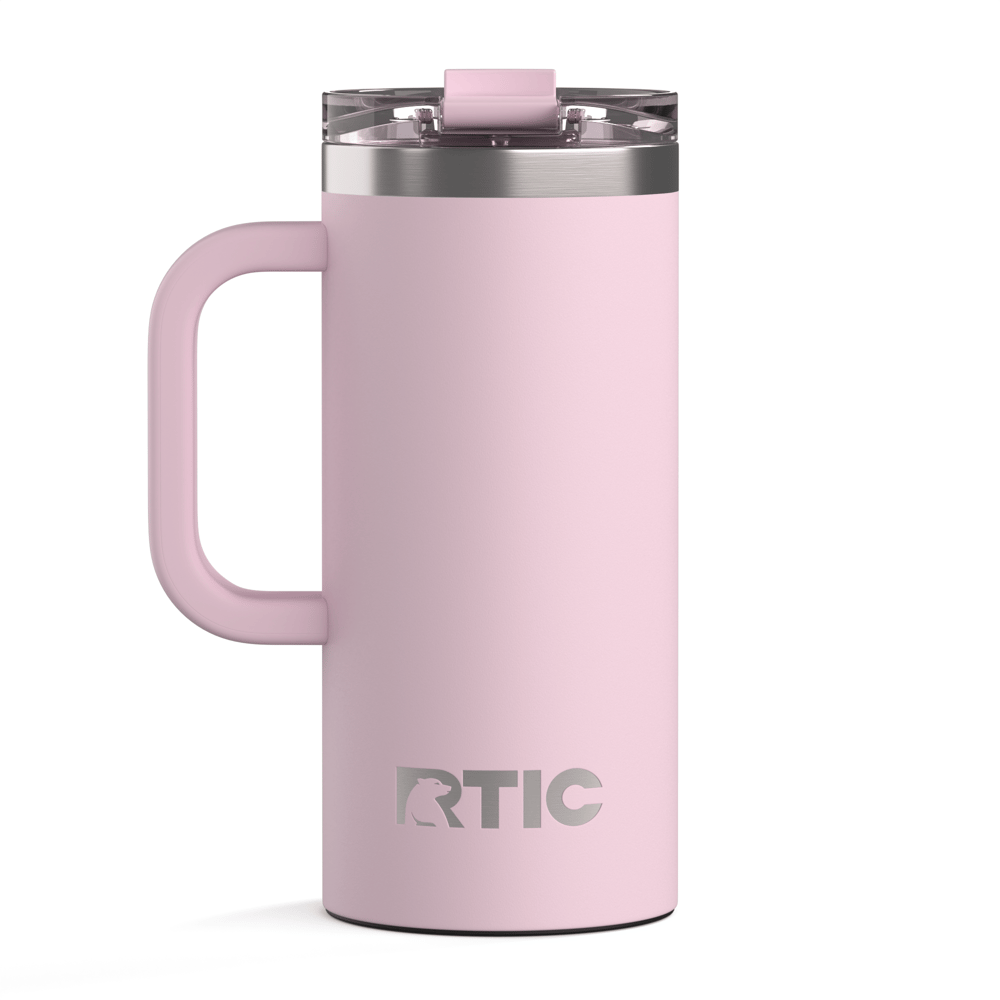 16oz Road Trip Travel Mug, Pale Pink