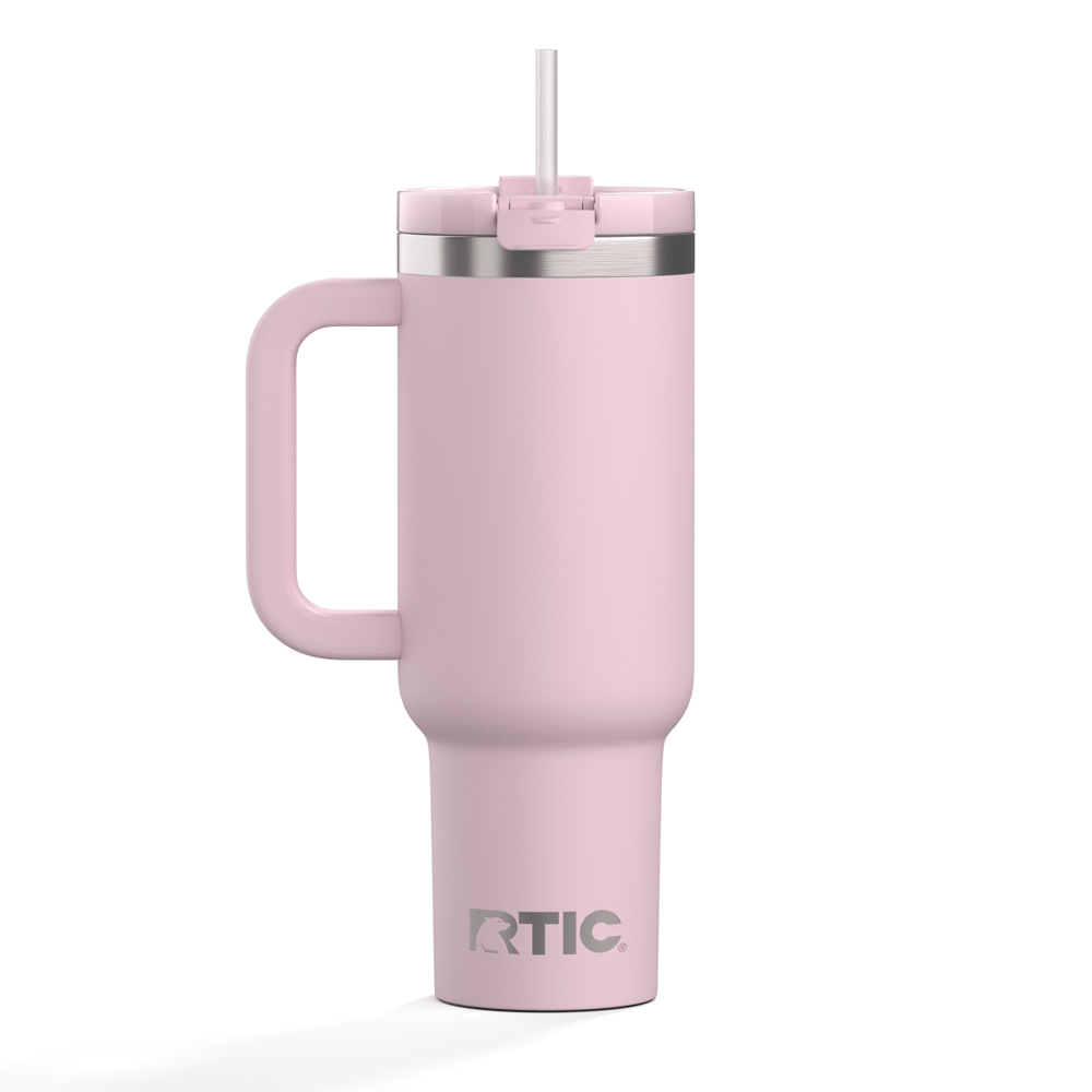 40oz Road Trip Tumbler, Pale Pink