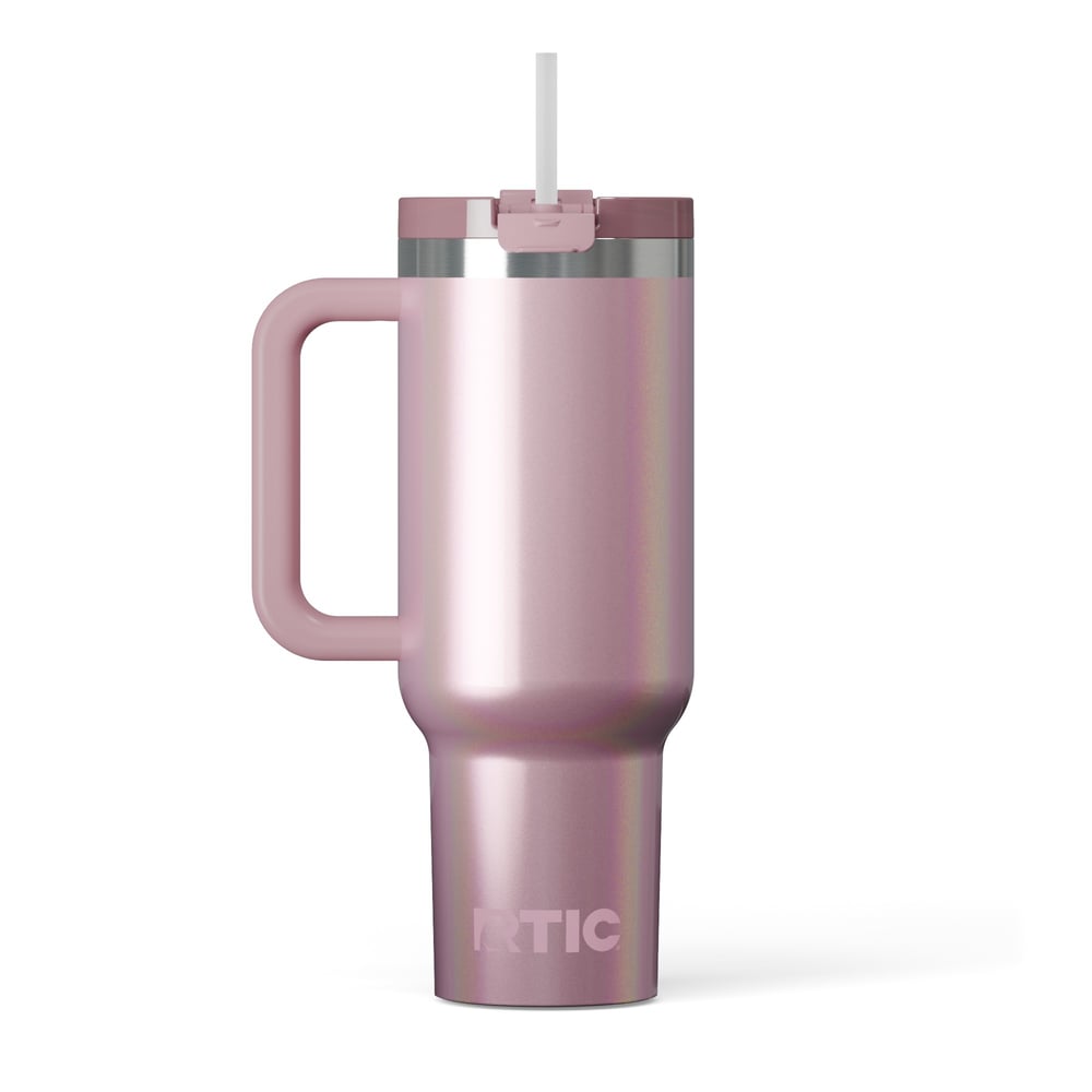 40oz Road Trip Tumbler, Snapdragon Glitter