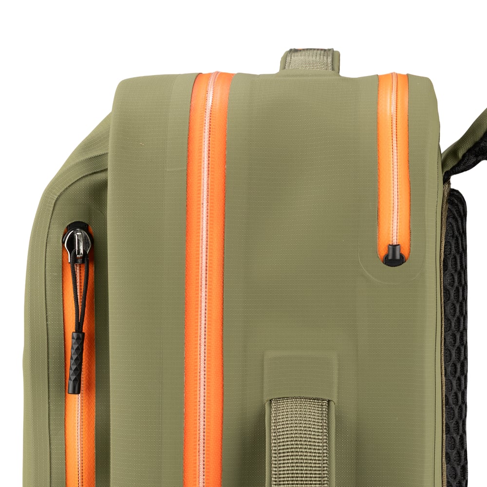 Ultra-Dry Backpack, Olive & Orange Image