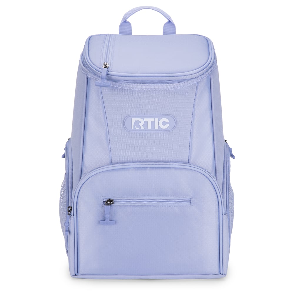 15 Can Lightweight Backpack Cooler, Periwinkle, Adjustable Straps, Padded