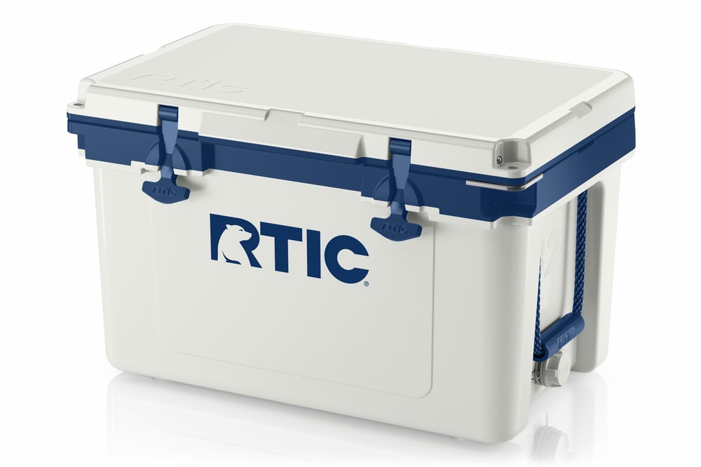 32 QT Ultra-Light Cooler, Cool Grey & Navy
