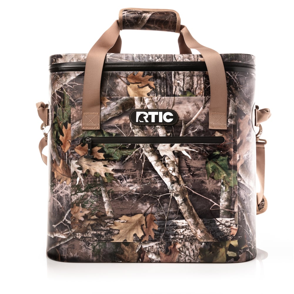 50 Can Ultra-Tough Soft Cooler, Kanati Camo Image