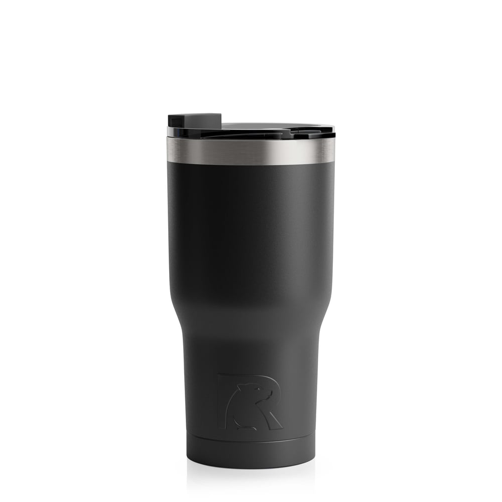 20oz Tumbler, Black, Matte Image