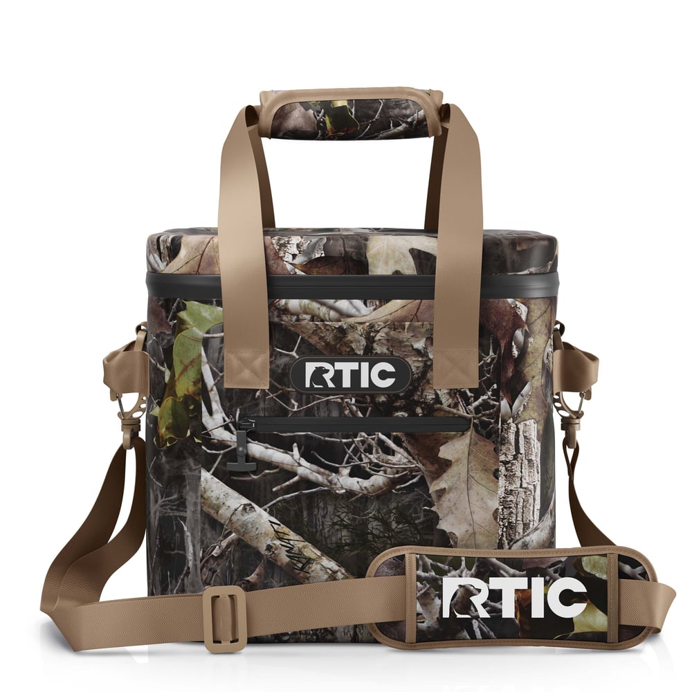 RTIC 12 Can Ultra-Tough Soft Cooler, Kanati Camo Leakproof & Puncture Proof