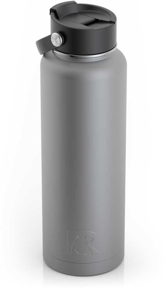 RTIC 40oz Bottle, Graphite, Matte, Stainless Steel & Vacuum Insulated