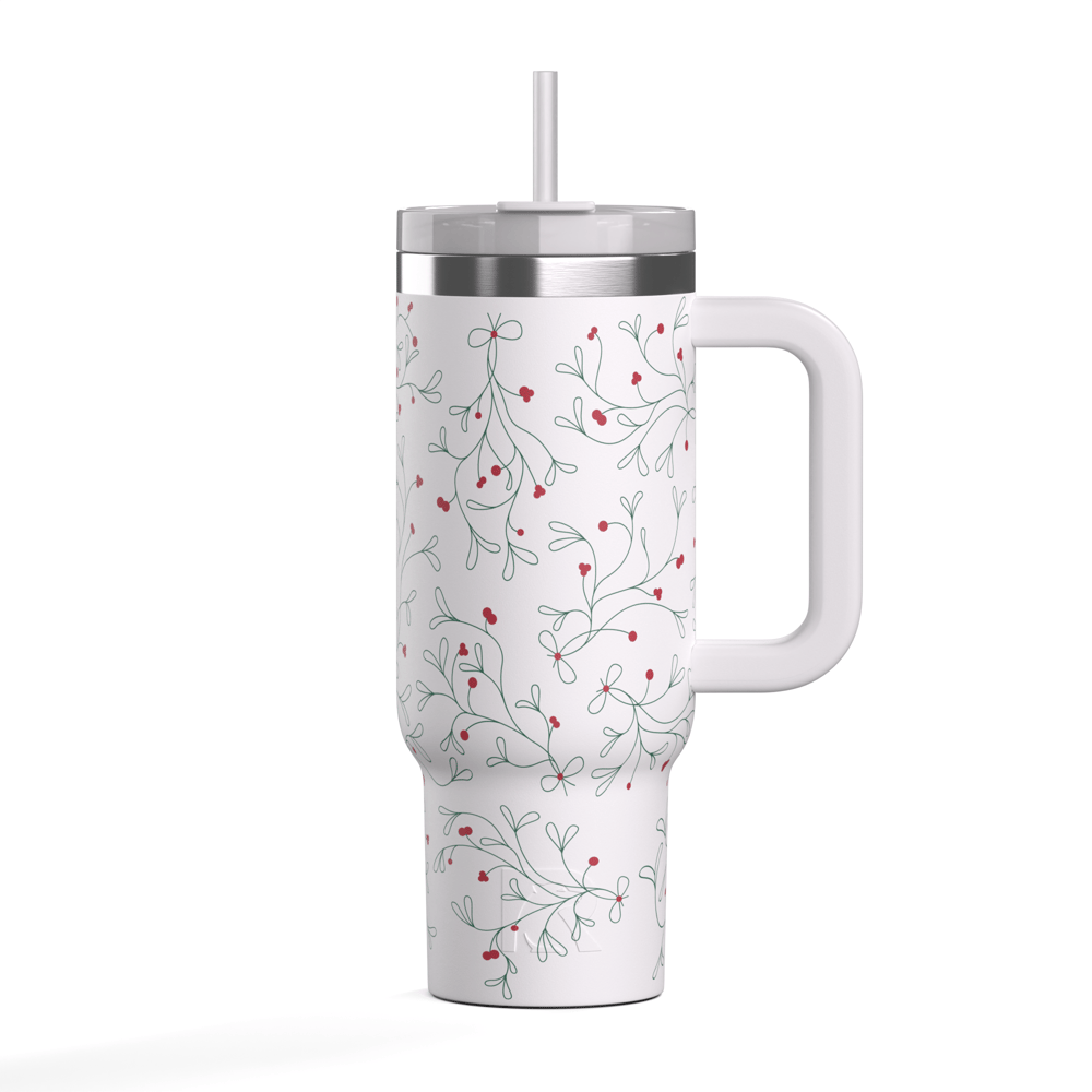 30oz Road Trip Tumbler, Mistletoe Image