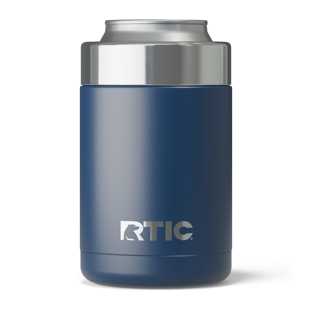 12oz Essential Can Cooler, Navy, Matte