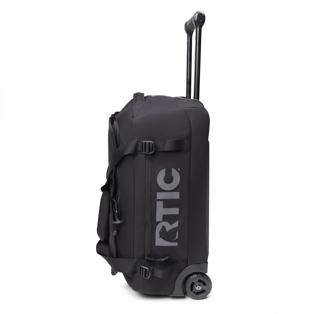 Medium Road Trip Rolling Duffle Bag, Black Image