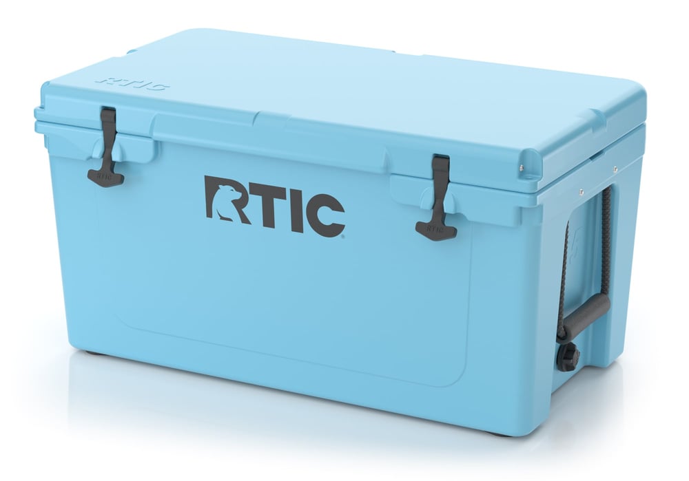 65 QT Ultra-Tough Cooler, Blue Image