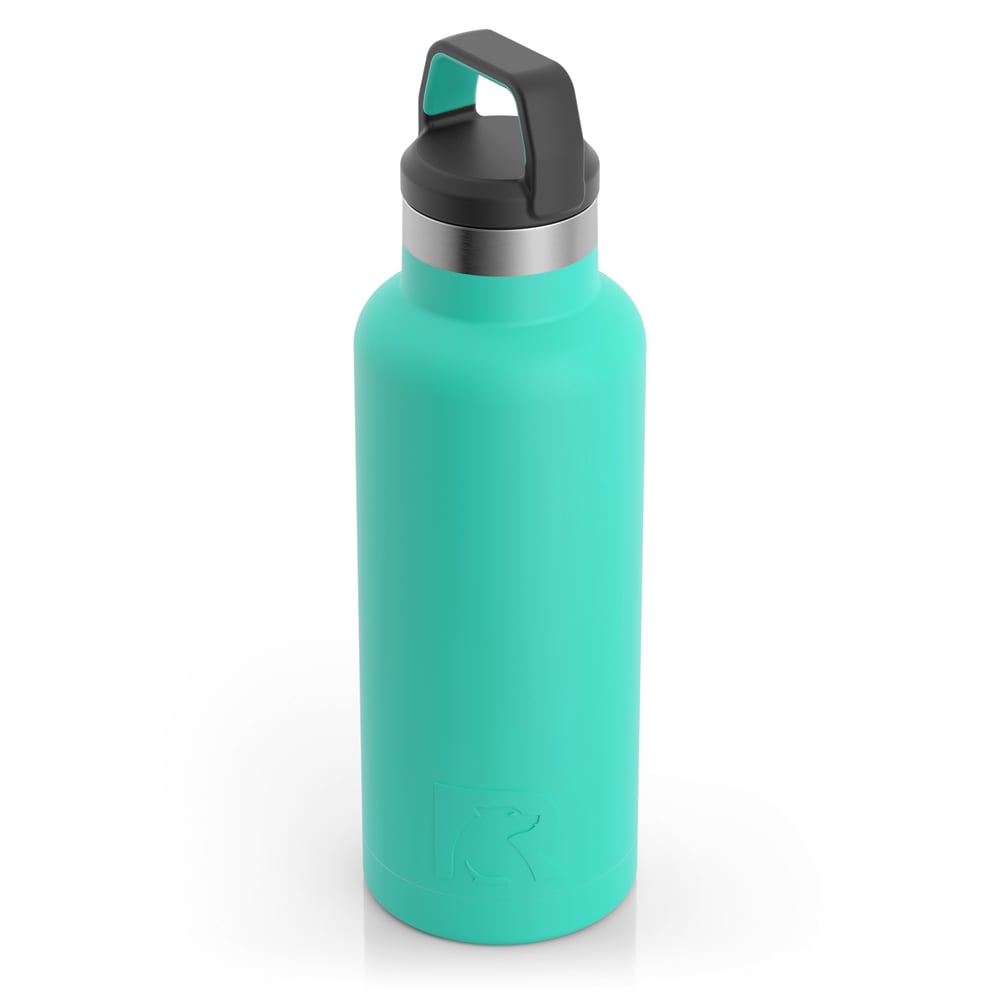 RTIC 16oz Water Bottle, Sea Glass, Matte, Stainless Steel & Vacuum Insulated