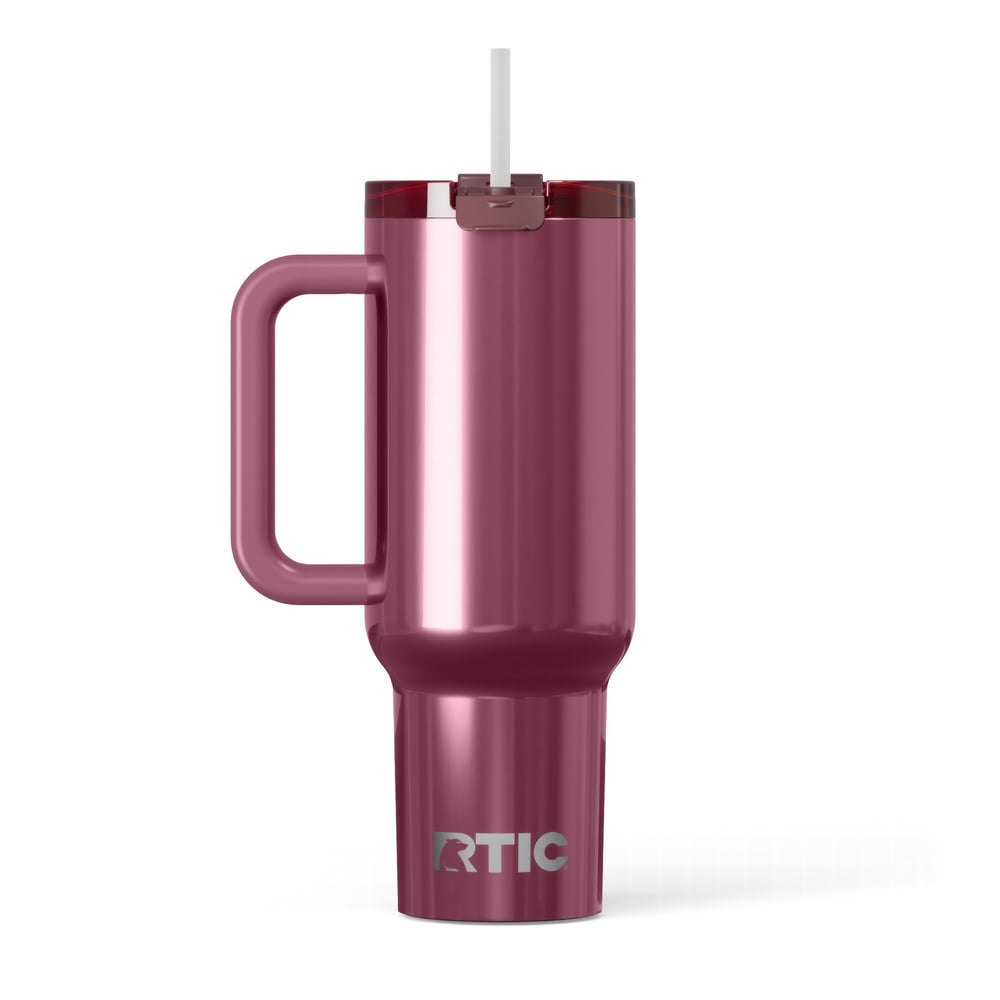 40oz Road Trip Tumbler, Vintage Rose Metallic