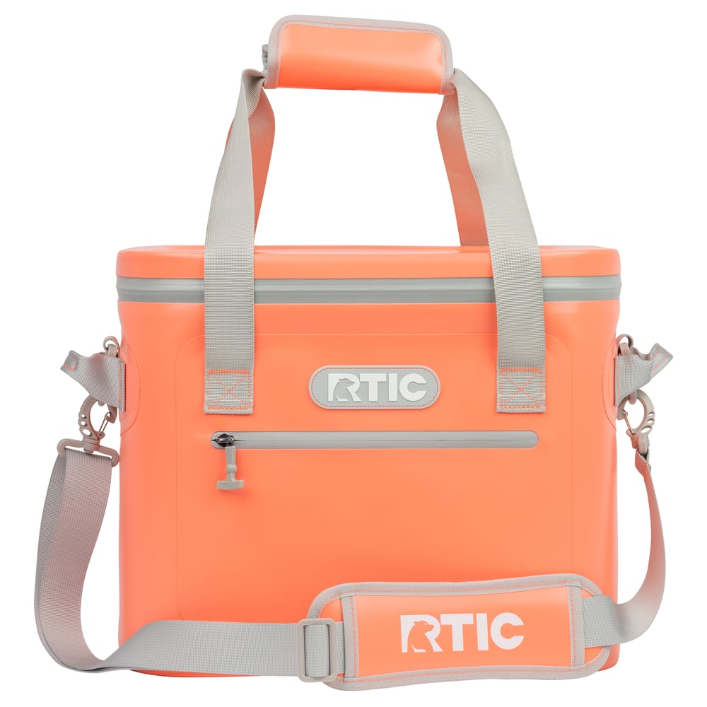RTIC 30 Can Ultra-Tough Soft Cooler, Coral Leakproof & Puncture Proof