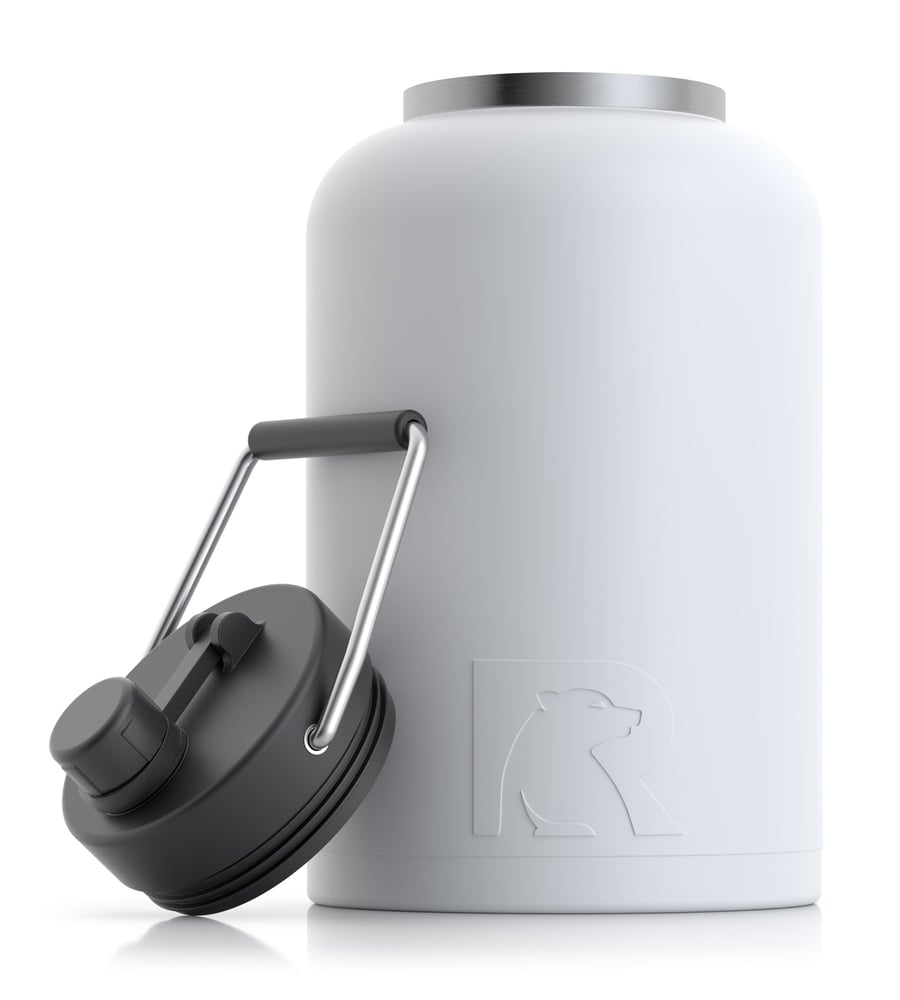 One Gallon Jug, White, Matte Image