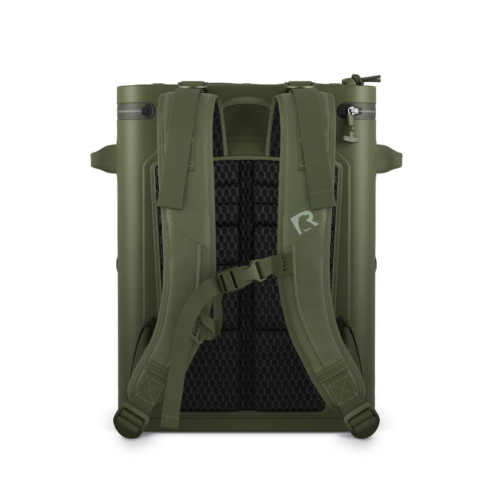 24 Can Ultra-Tough Backpack Cooler, Olive Image