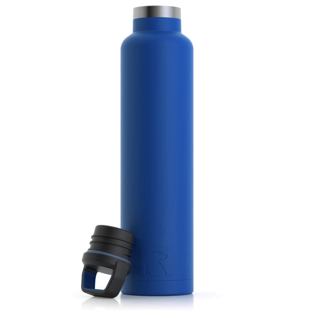 RTIC 26oz Water Bottle, Gulf Blue, Matte, Stainless Steel & Vacuum Insulated