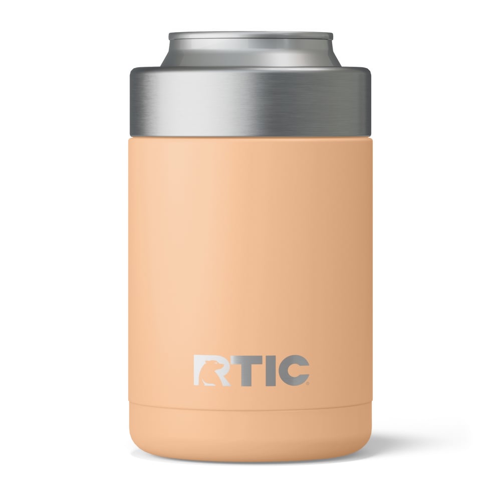 12oz Essential Can Cooler, Peach Tea, Matte