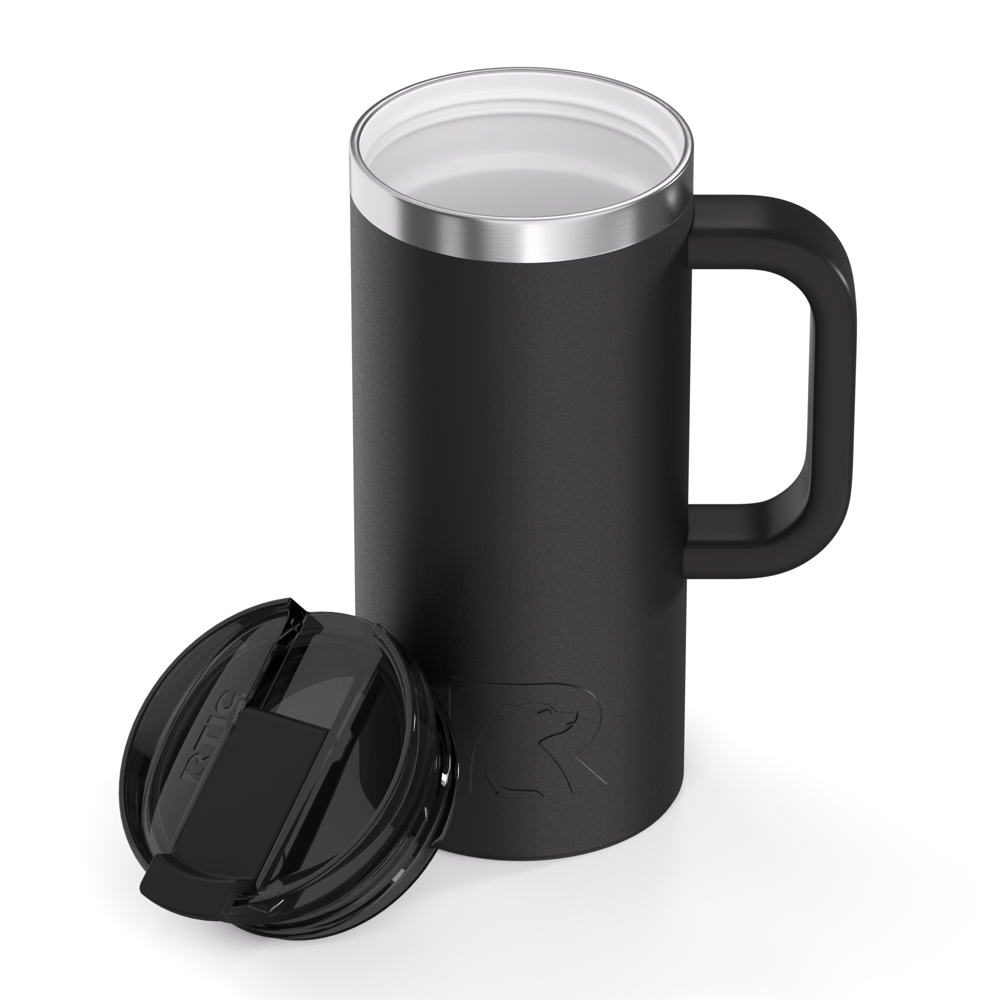 16oz Road Trip Travel Mug, Black Image