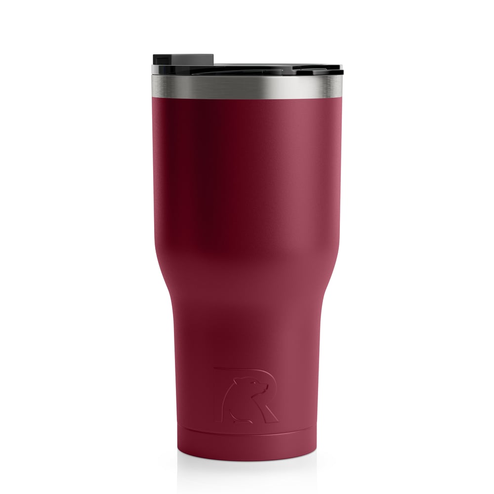 30oz Tumbler, Maroon, Matte Image