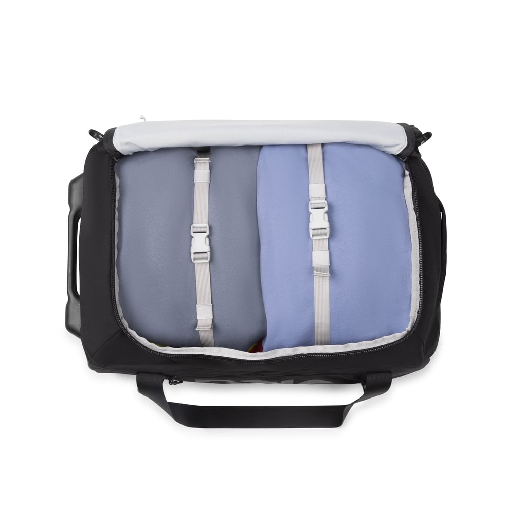 Medium Road Trip Rolling Duffle Bag, Black Image