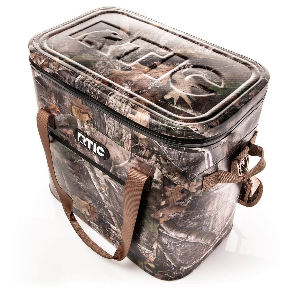 50 Can Ultra-Tough Soft Cooler, Kanati Camo Image