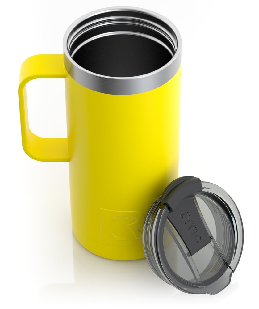 16oz Travel Mug, Sunflower, Matte Image