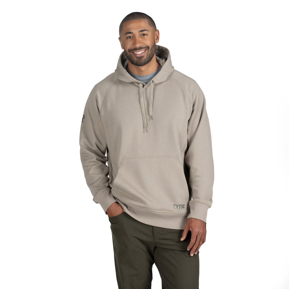 Water-Repellent Pullover Hoodie - Relaxed Fit, Live Oak, M