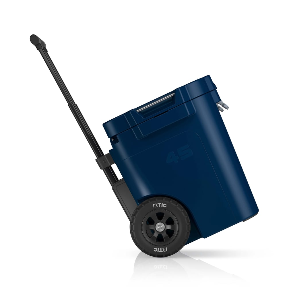 45 QT Ultra-Tough Wheeled Cooler, Navy Image