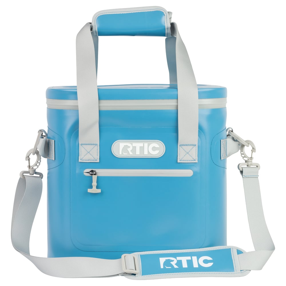 RTIC 20 Can Ultra-Tough Soft Cooler, Slate Blue Leakproof & Puncture Proof