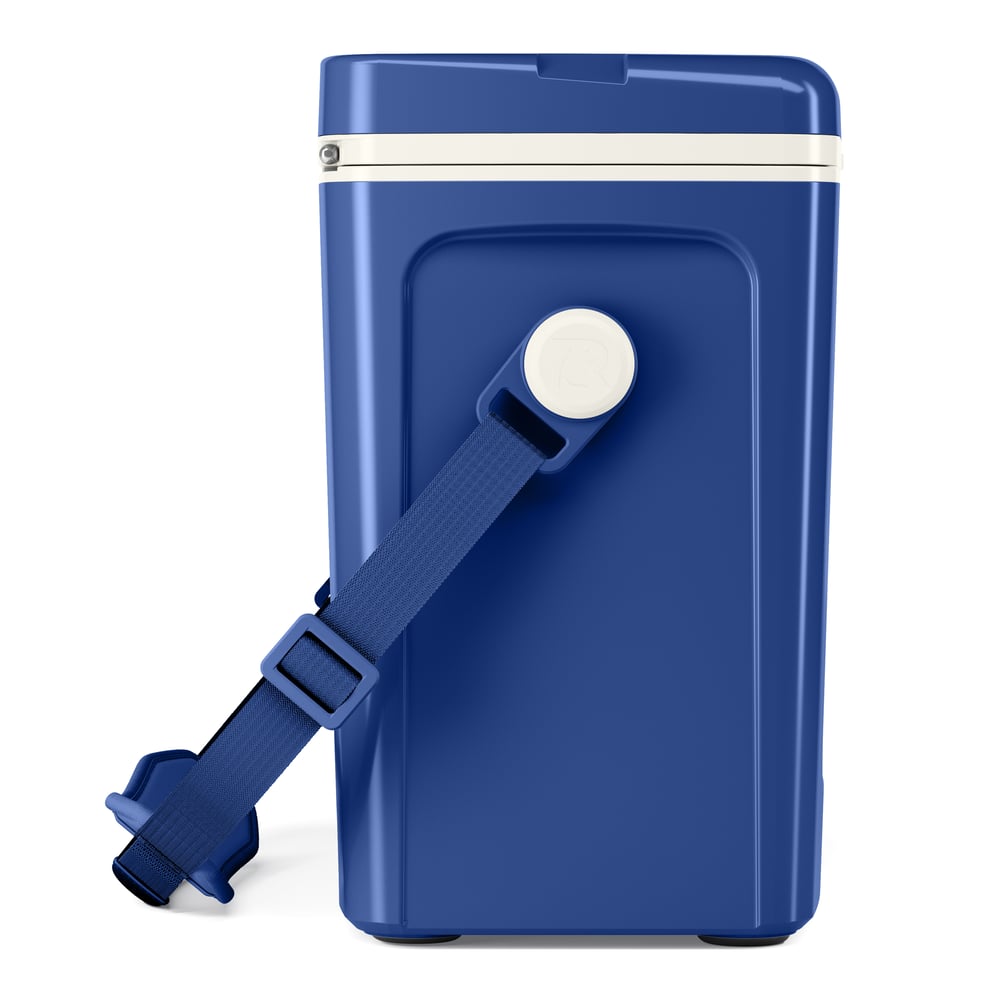 16 QT Road Trip Cooler, Cobalt & White Image