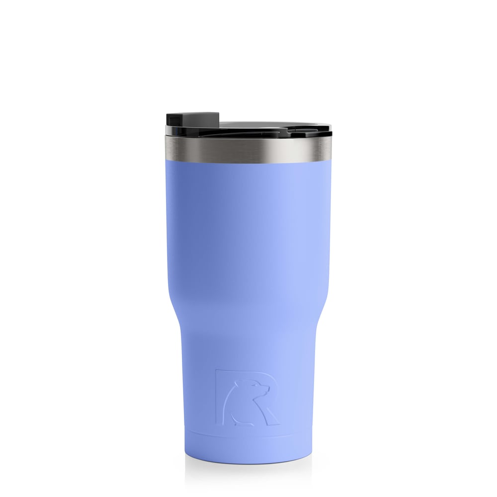 RTIC 20oz Tumbler, Lilac, Matte, Stainless Steel & Vacuum Insulated, Flip-Top Lid