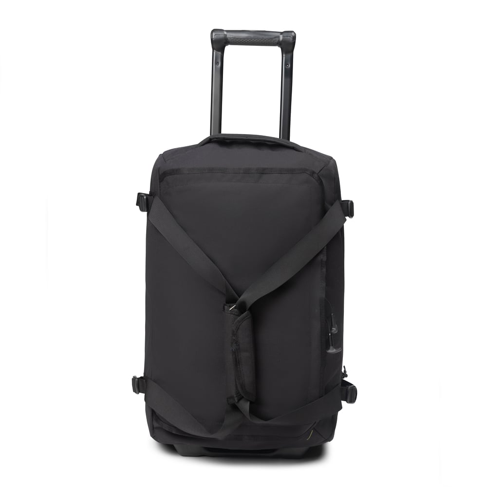 Medium Road Trip Rolling Duffle Bag, Black Image