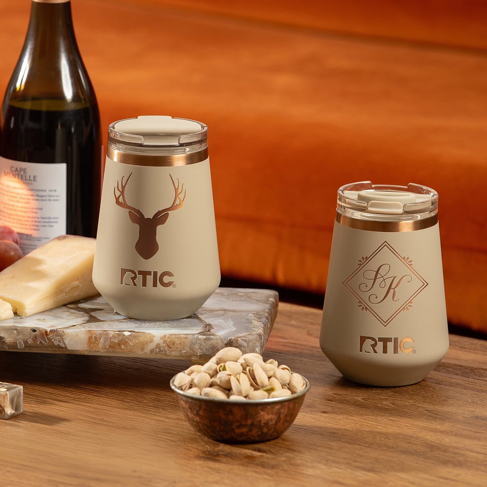 12oz Happy Hour Wine Tumbler, Rosewater Image