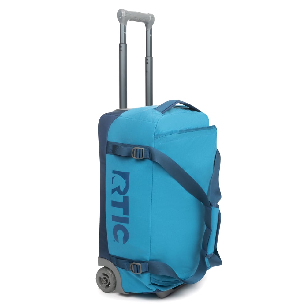 Medium Road Trip Rolling Duffle Bag, Lake Blue