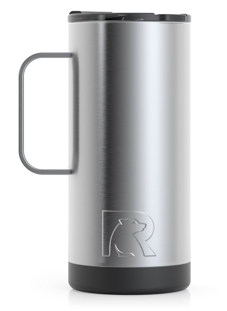 16oz Travel Mug, Stainless, Matte Image
