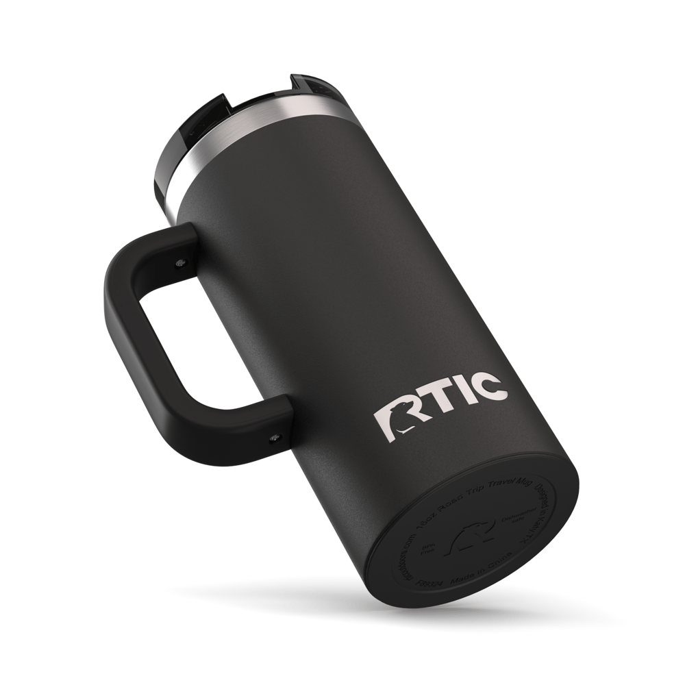 16oz Road Trip Travel Mug, Black Image
